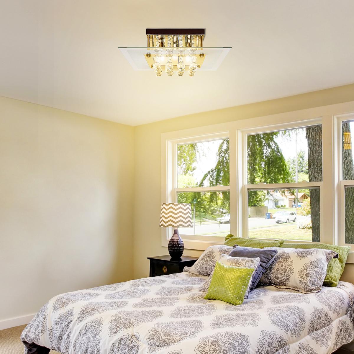 Crystal Raindrop Celling Light - SIlver – image 8