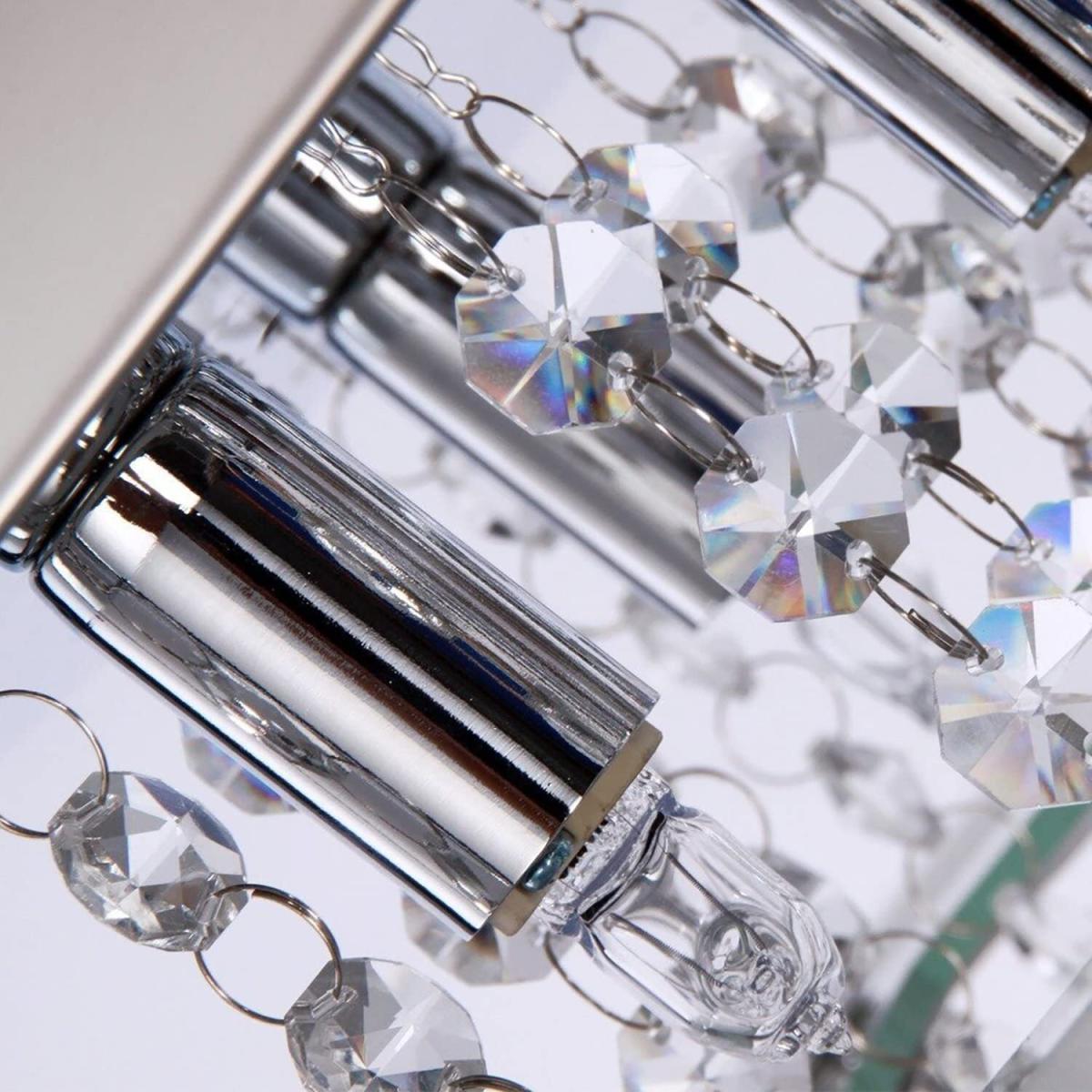 Crystal Raindrop Celling Light - SIlver – image 1