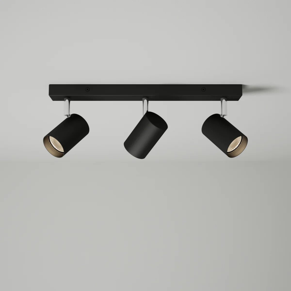 Eden 3lt Bathroom Ceiling Spotlight - Matt Black Paint – image 2
