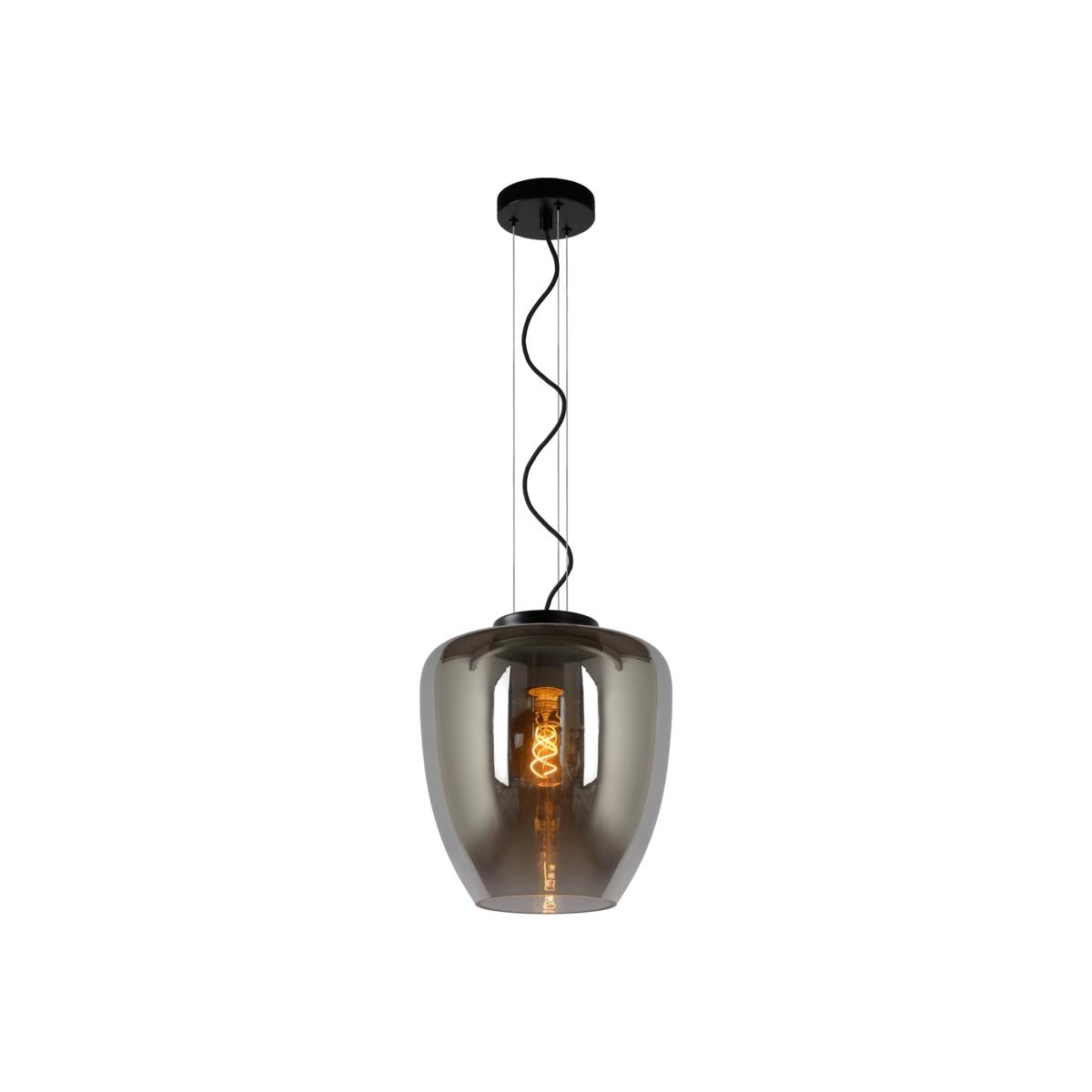 Florien Modern Pendant Light Smoke Grey - Black