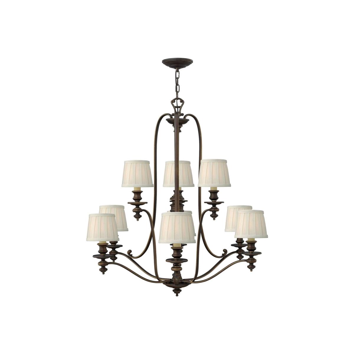 Dunhill 9 Light Multi Arm Chandelier Royal Bronze Finish, E14 - Royal Bronze – image 1