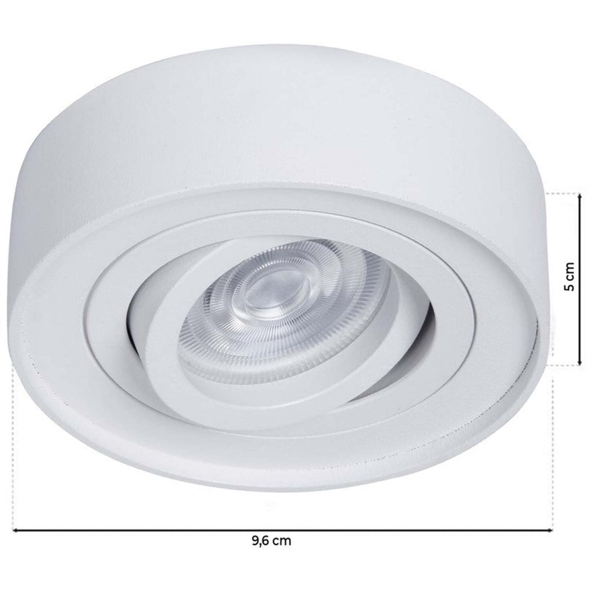 Milagro Spot Light Nusa Round White 1xGU10 - White – image 7