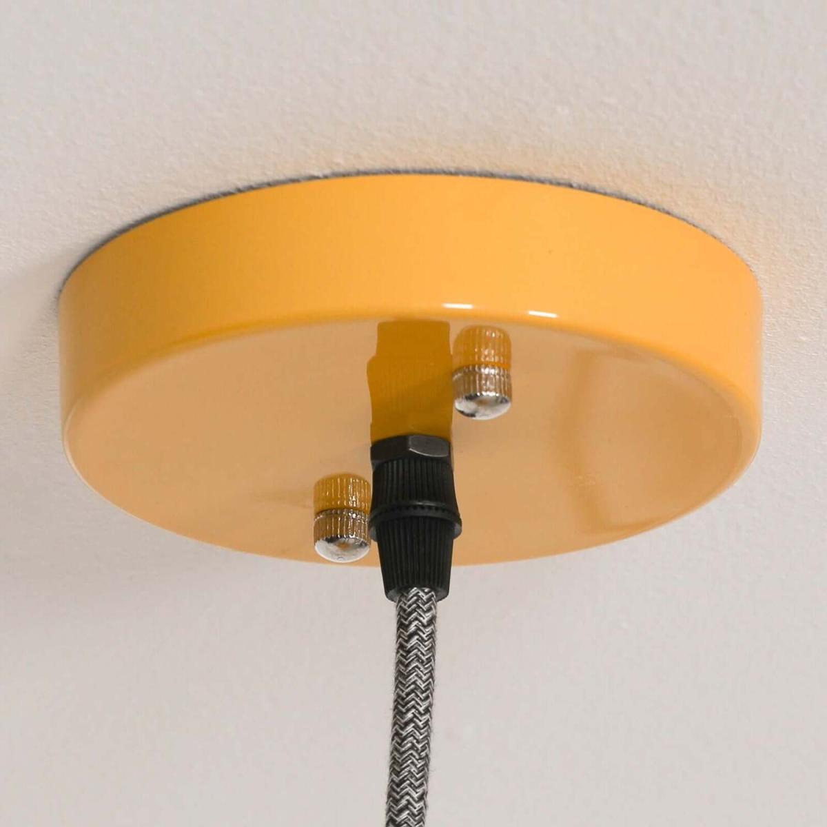 Mustard Yellow Pendant Ceiling Light Factory Style - Mustard – image 5