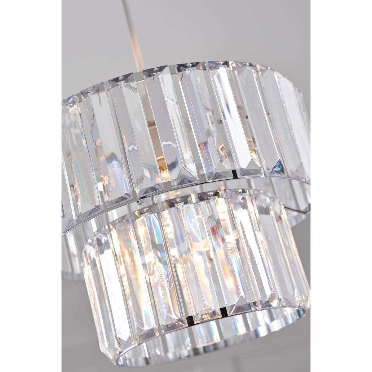 Nouveau Two Tier Pendant - Clear – image 3