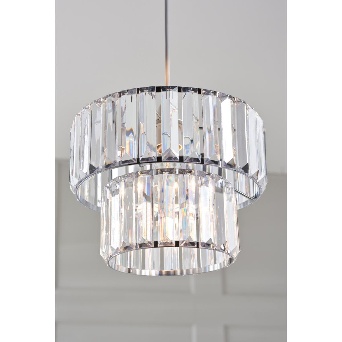 Nouveau Two Tier Pendant - Clear – image 4