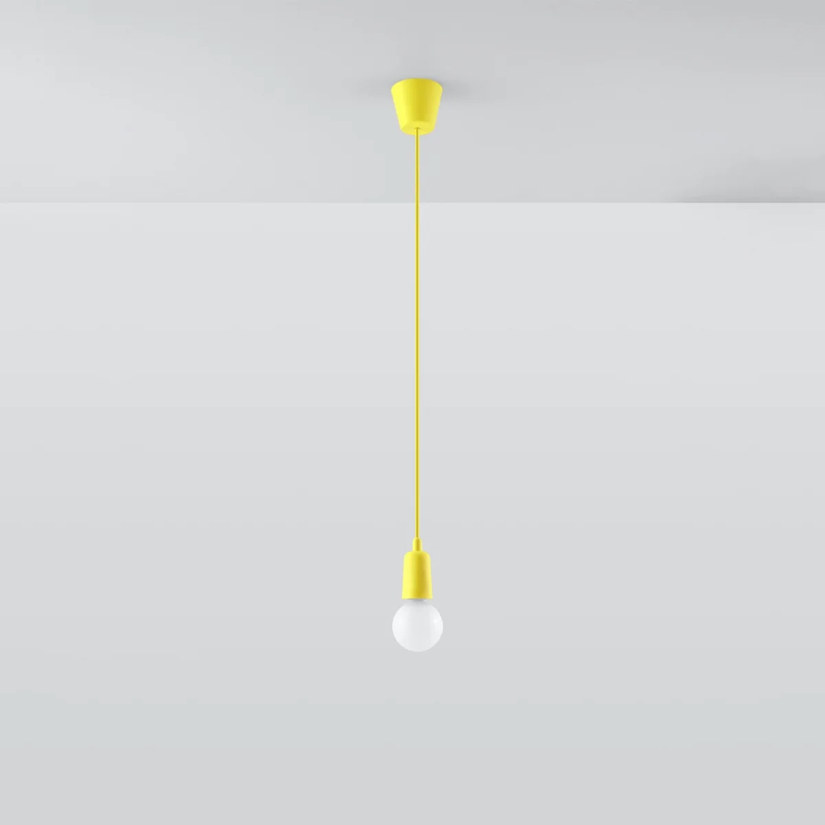 Pendant lamp DIEGO 1 black - yellow – image 2