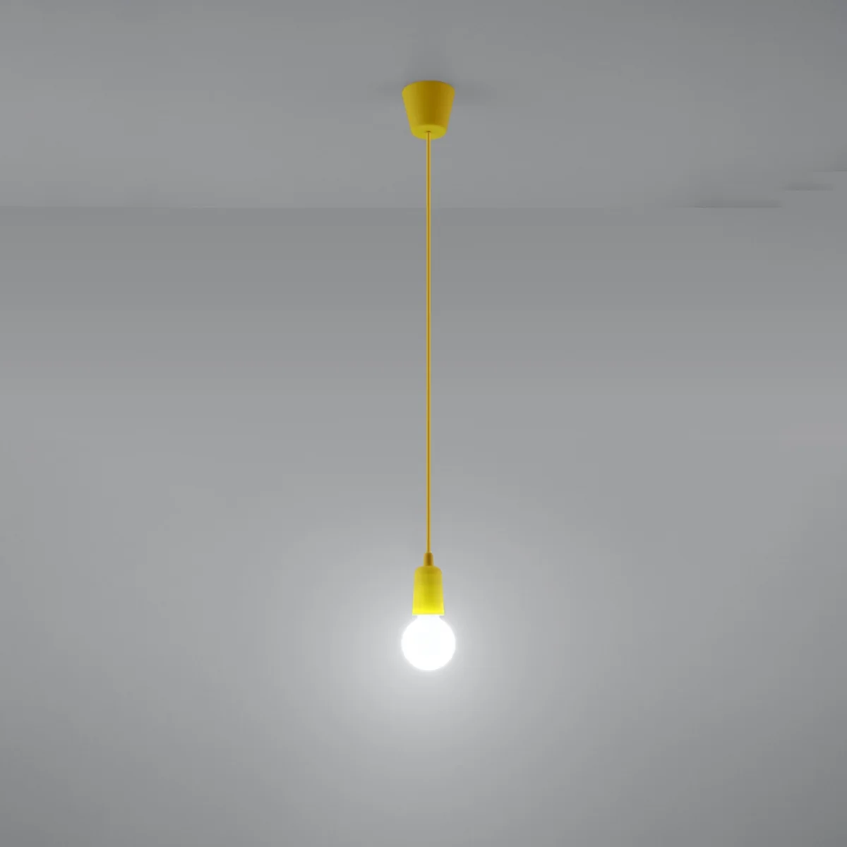 Pendant lamp DIEGO 1 black - yellow – image 3