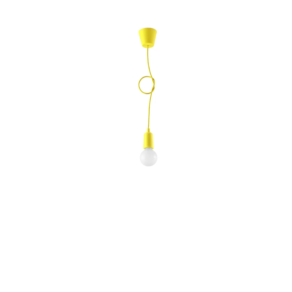 Pendant lamp DIEGO 1 black - yellow – image 4