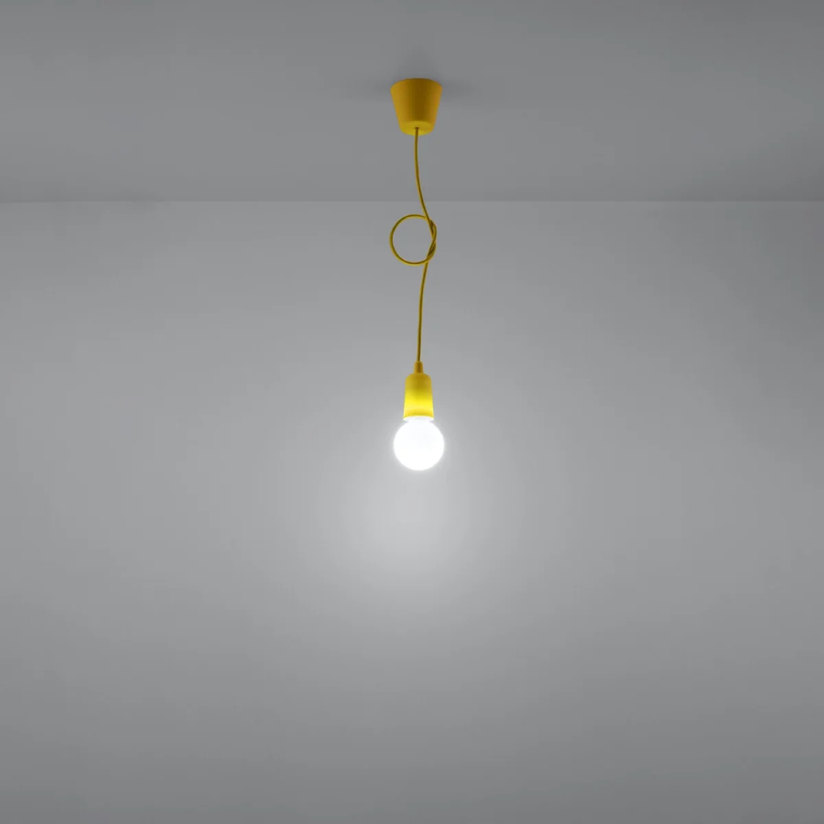 Pendant lamp DIEGO 1 black - yellow – image 6