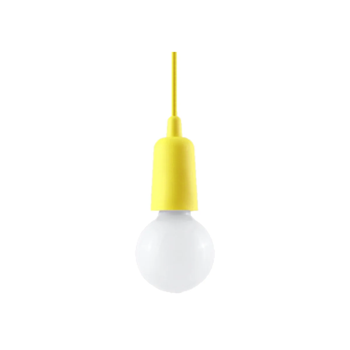 Pendant lamp DIEGO 1 black - yellow – image 1
