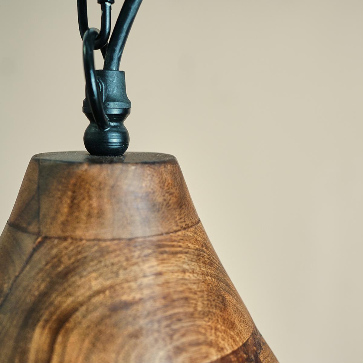 Jabari Wood Ceiling Light Pendant - Wood – image 3