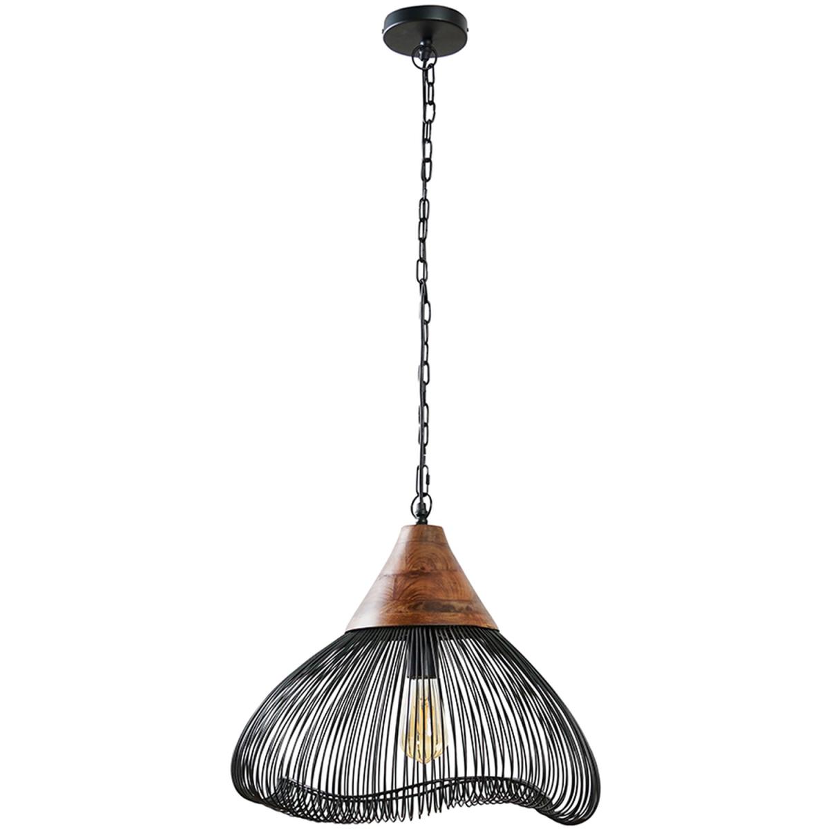 Jabari Wood Ceiling Light Pendant - Wood – image 4