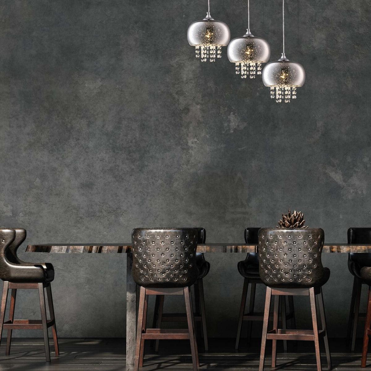 Milagro Pendant Lamp Starlight 3XE14 Chrome - Chrome / 21cm – image 5