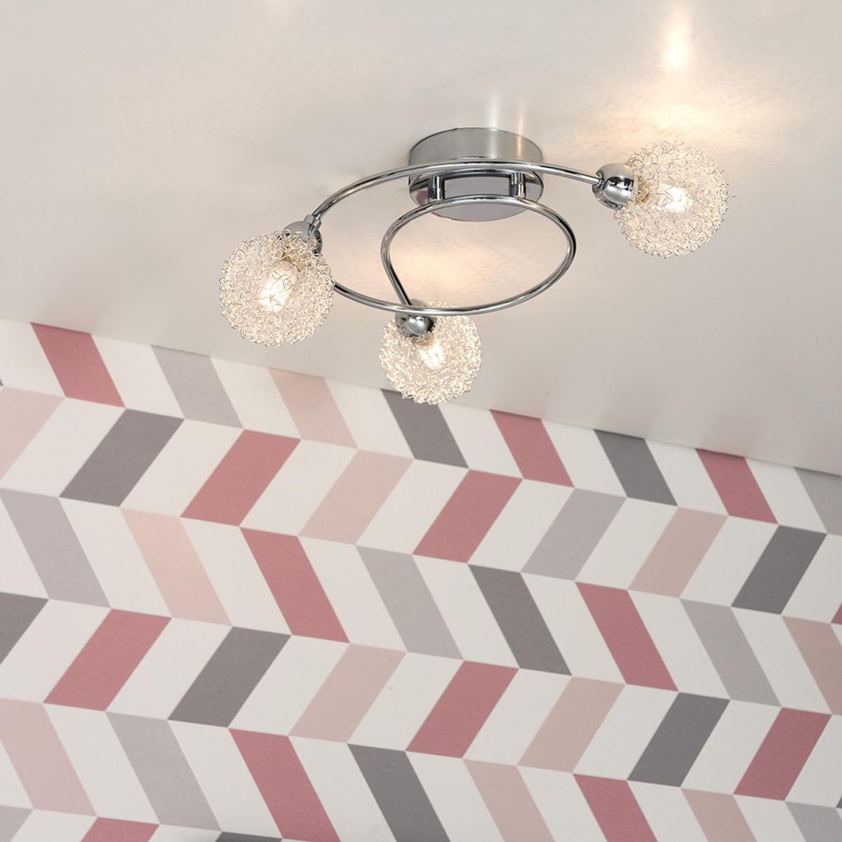 Alambre Silver Ceiling Bar Light - Silver – image 2