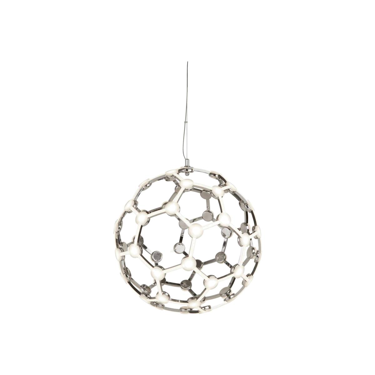 Magic Integrated LED 1 Light Spherical Pendant Chrome, White - Chrome