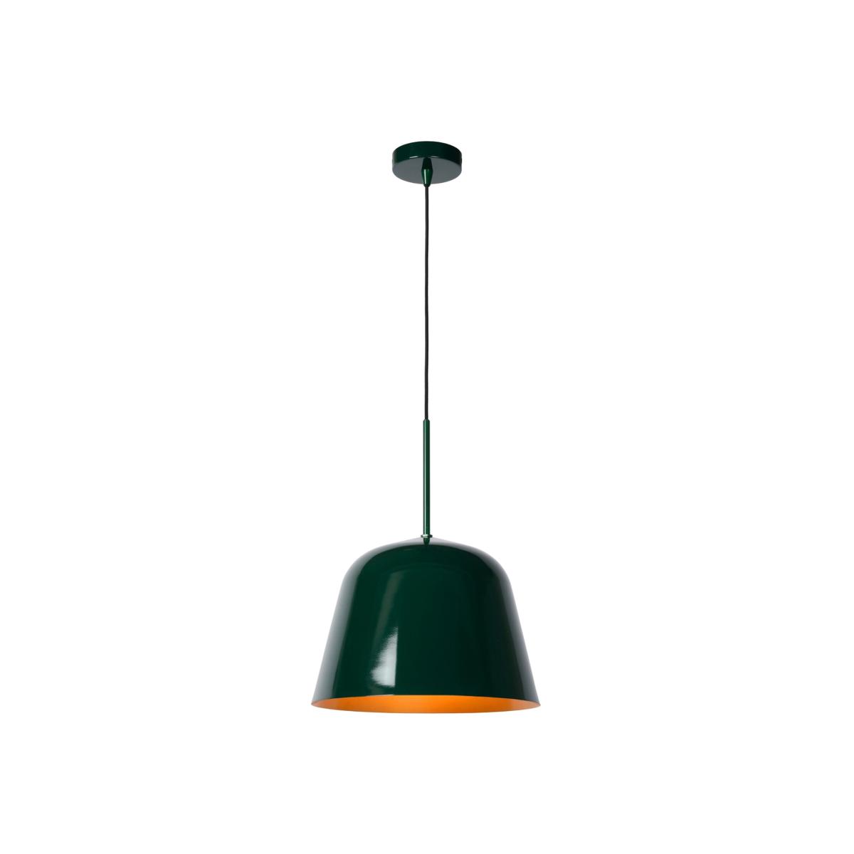 Misha Retro Pendant Light Green - Brass