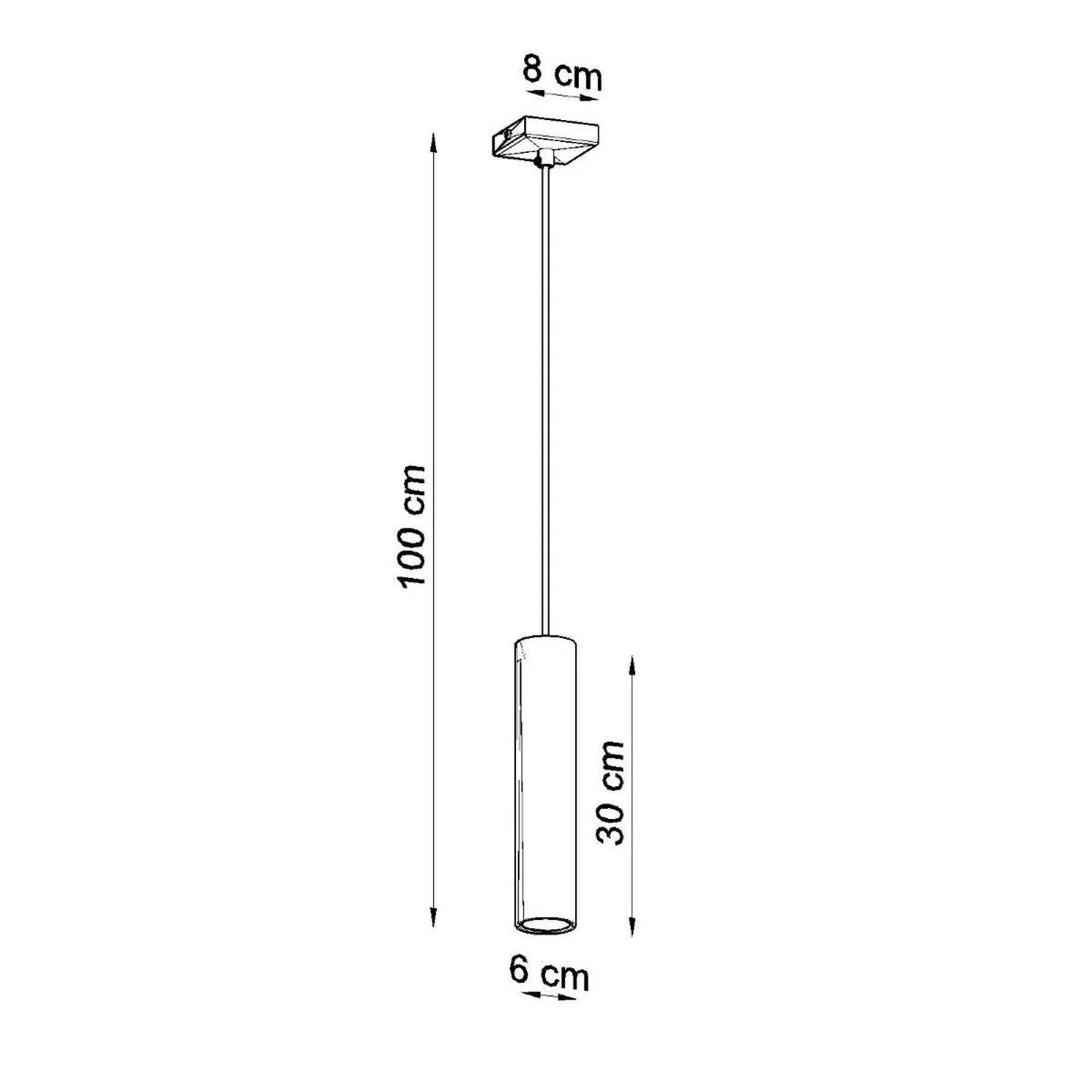 Pendant lamp LAGOS 1 black - black – image 7