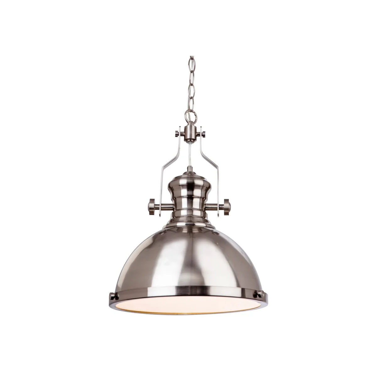 Albion Pendant Light Brushed Steel
