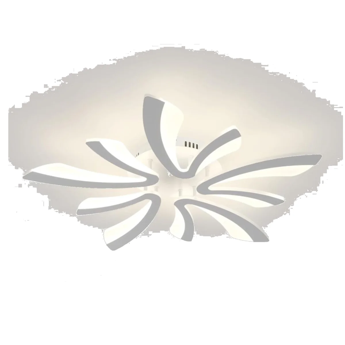 Ceiling Light White V-shaped - White – image 1