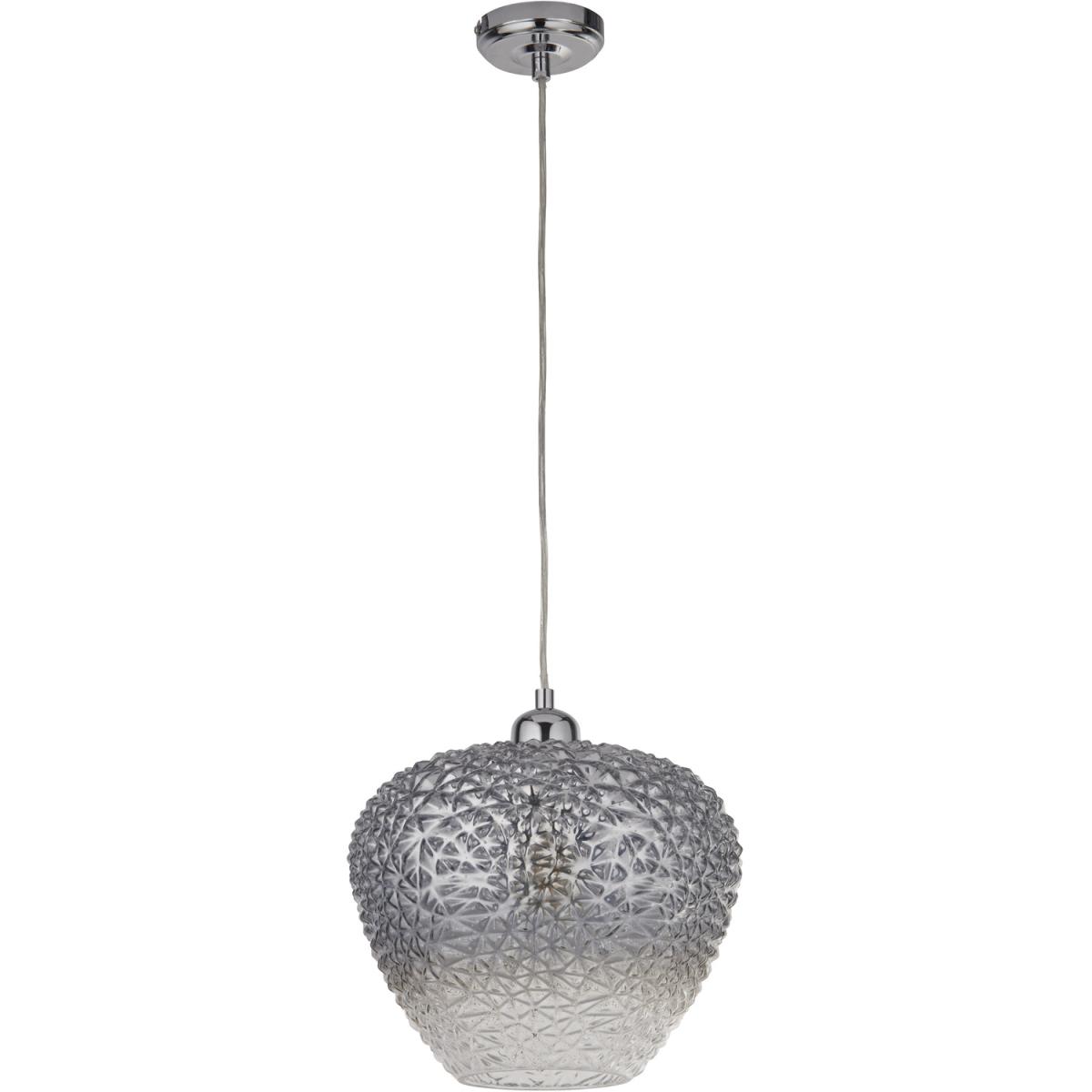 Silver Ombre Glass Pendant - Chrome – image 2