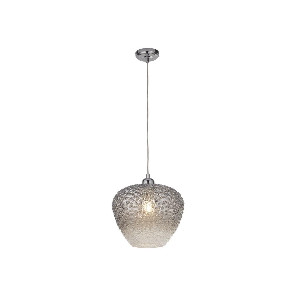 Silver Ombre Glass Pendant - Chrome – image 1