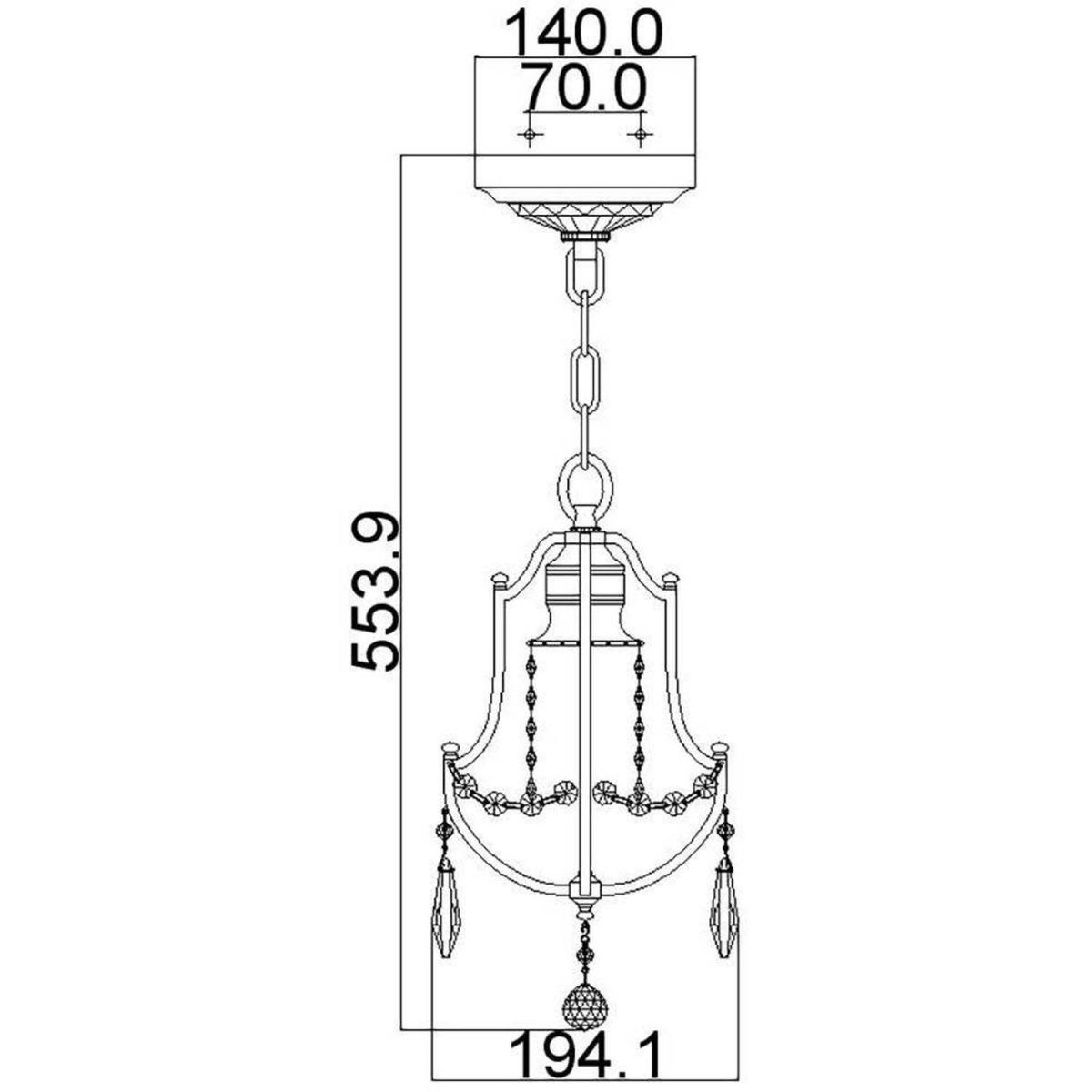 Valentina 1 Light Ceiling Mini Pendant Bronze, E27 - Bronze – image 2