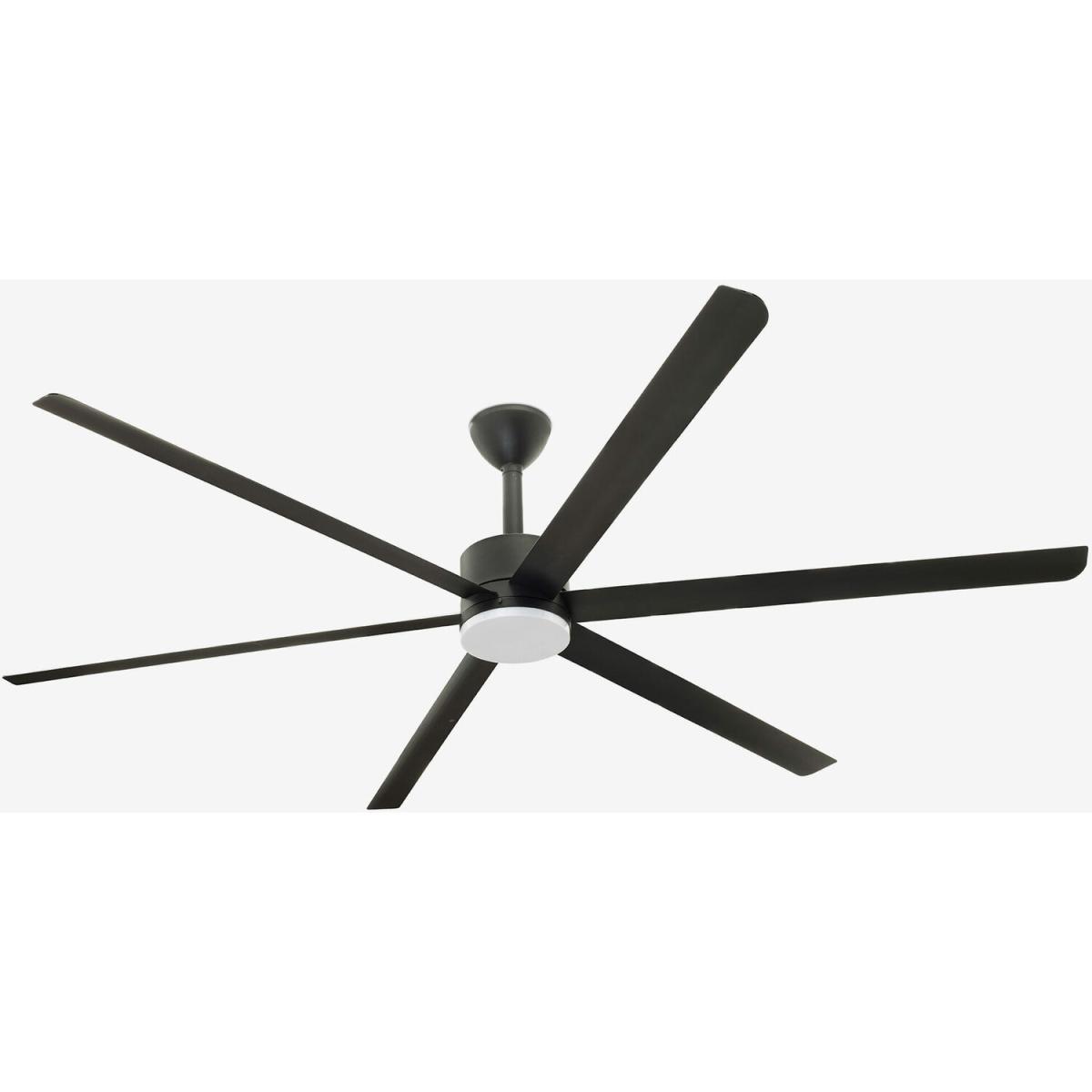 Khios Led Dark 6 Blade Ceiling Fan - Matt Black – image 2