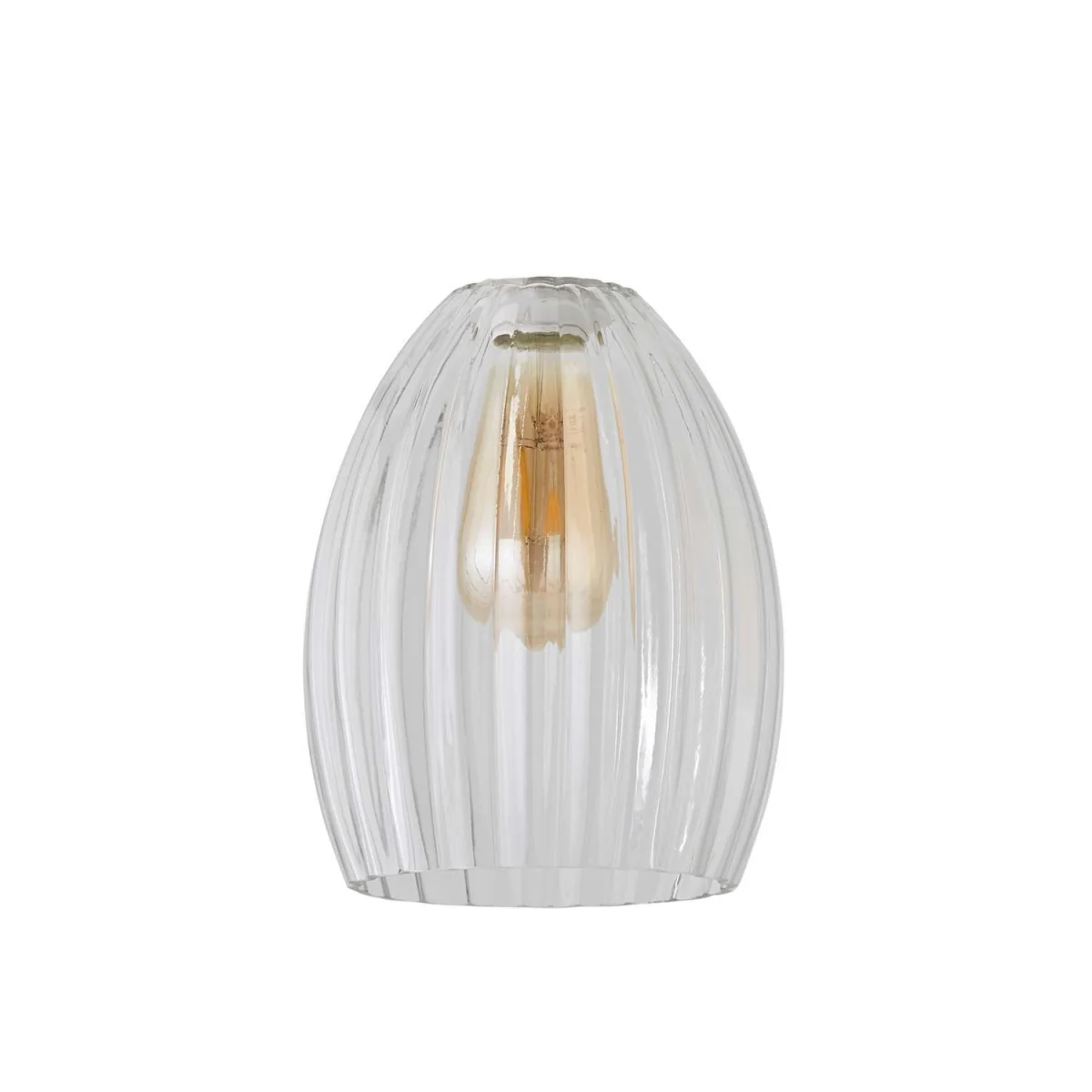 Cheltenham Ribbed Ceiling Light Shade - Clear / 0.73kg – image 2