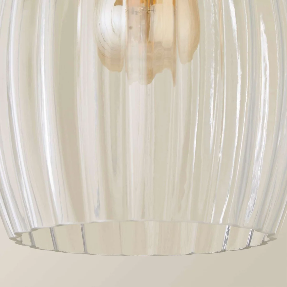 Cheltenham Ribbed Ceiling Light Shade - Clear / 0.73kg – image 6