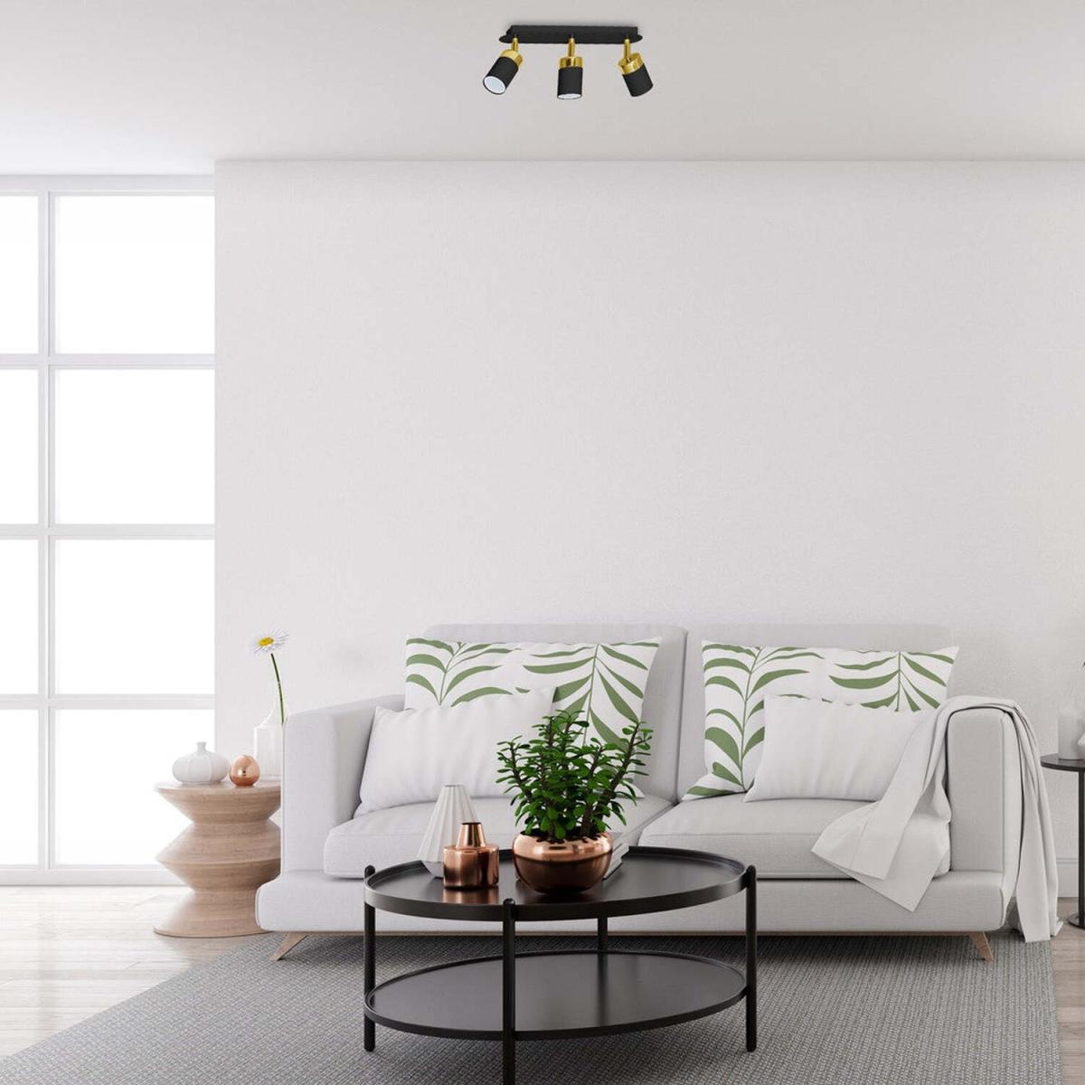 Milagro Ceiling Lamp Joker BlackGold 3XGU10 - Black – image 4