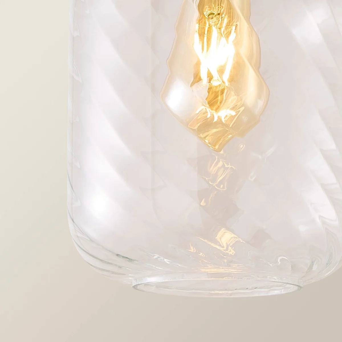 Emery Swirl Glass Diner Ceiling Light - Brushed Gold / 0 – image 4