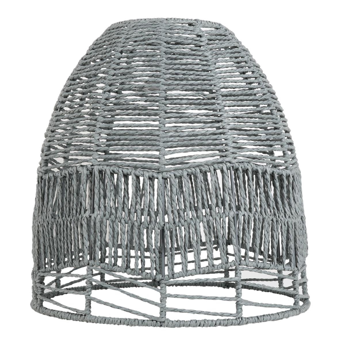 Rattan Effect Pendant - Cream – image 2