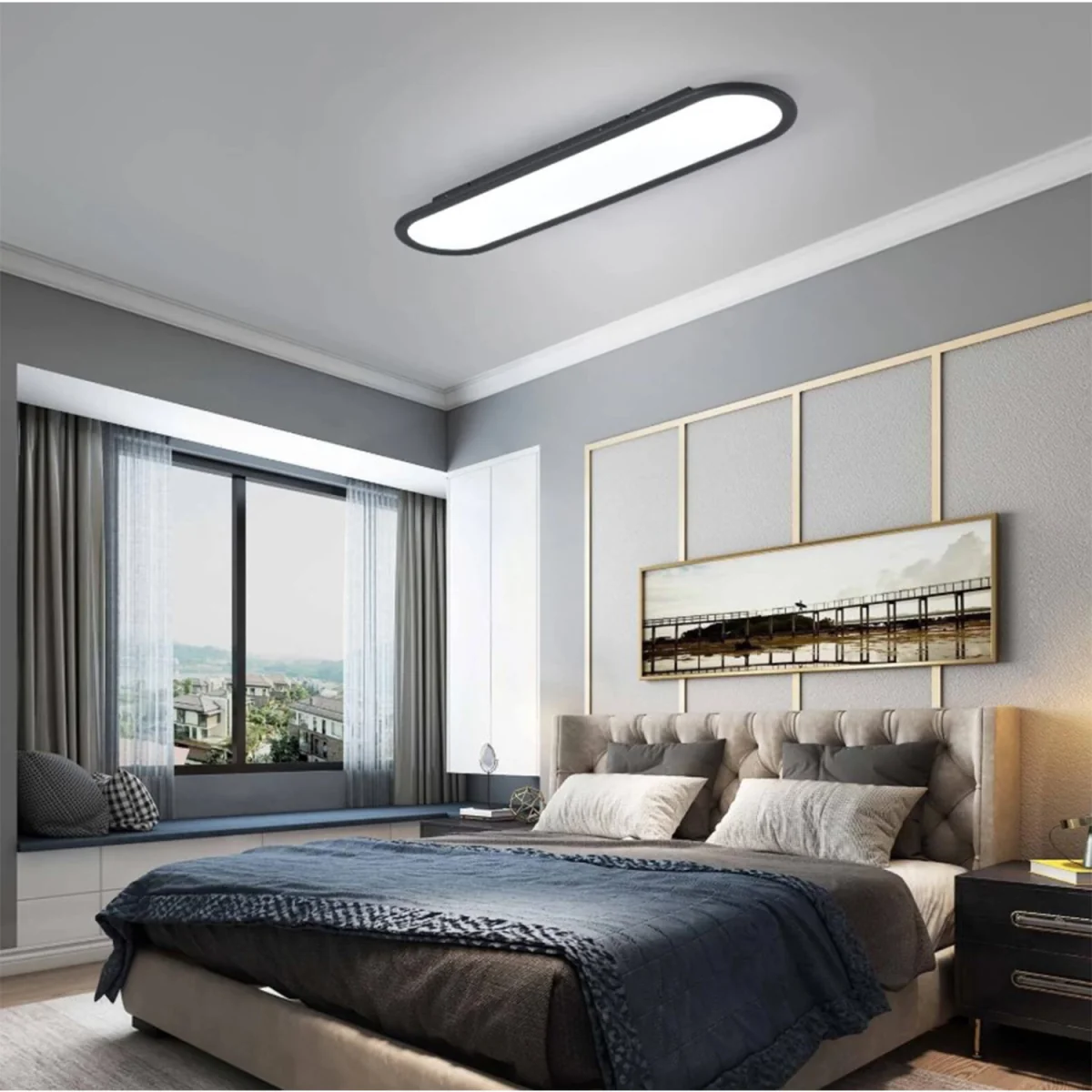 Ceiling Thin Black Light - Black – image 3