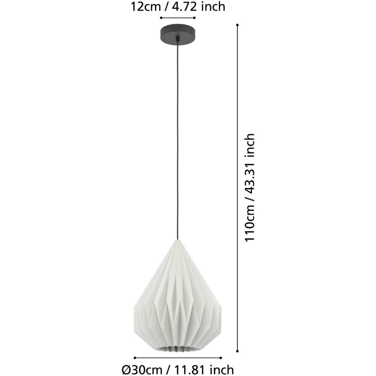 EGLO Minting Pendant 300 White - Black – image 3
