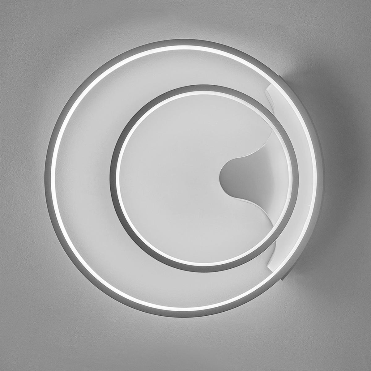 Ring Shape LED Semi Flush Light - White / Cool White – image 2