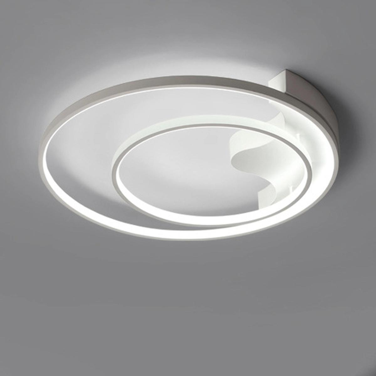 Ring Shape LED Semi Flush Light - White / Cool White – image 5