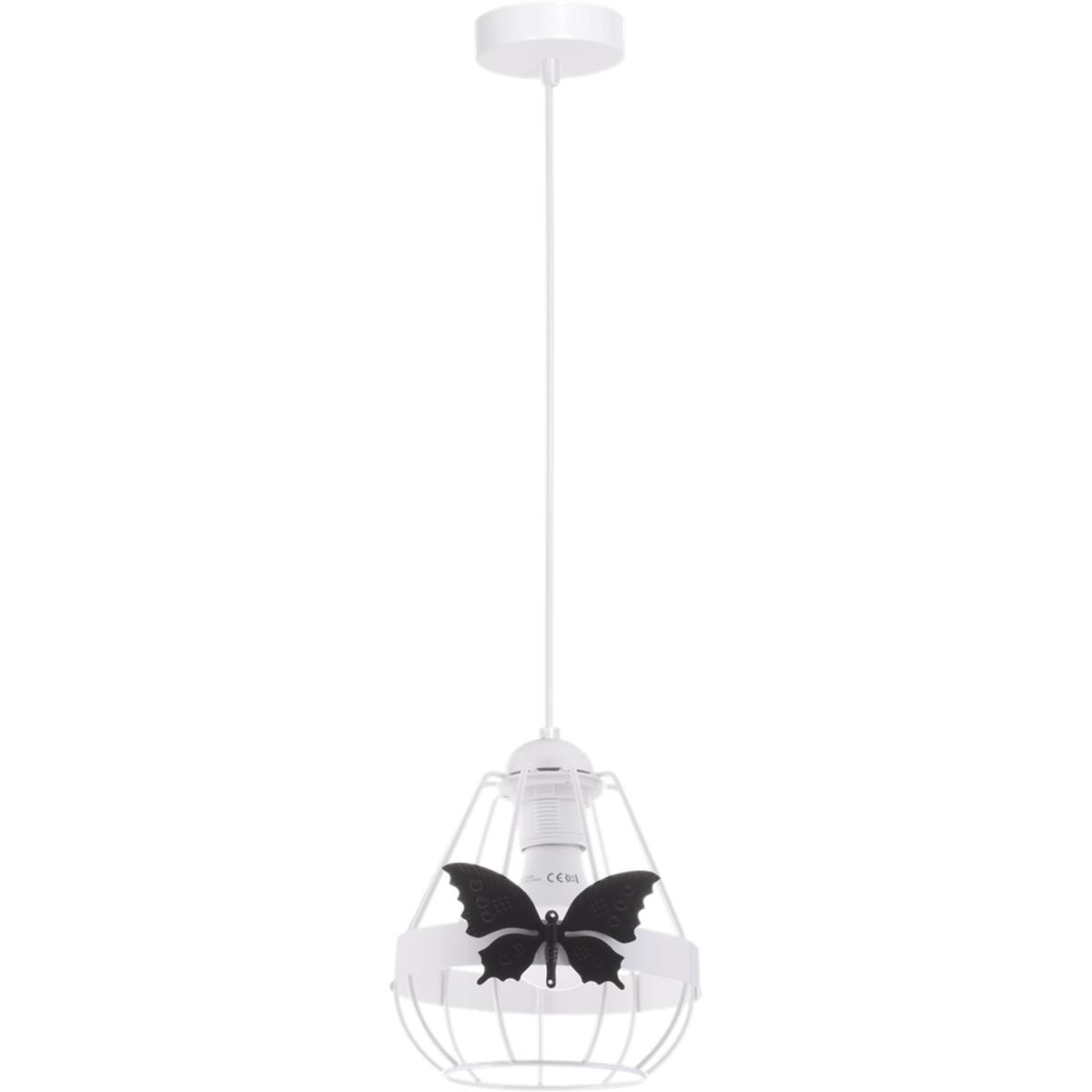 Milagro Pendant Lamp Kago White 1XE27 - White – image 7