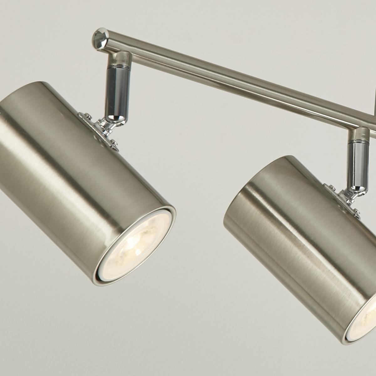 4 Light Spotlight Satin Silver - Silver – image 3