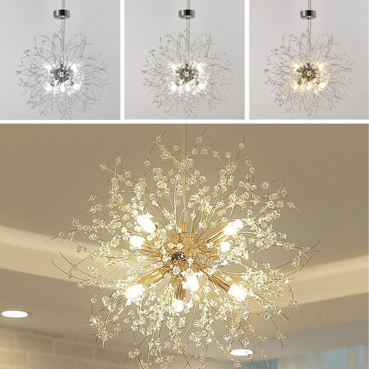 Sputnik Hanging Pendant Light - Chrome – image 2