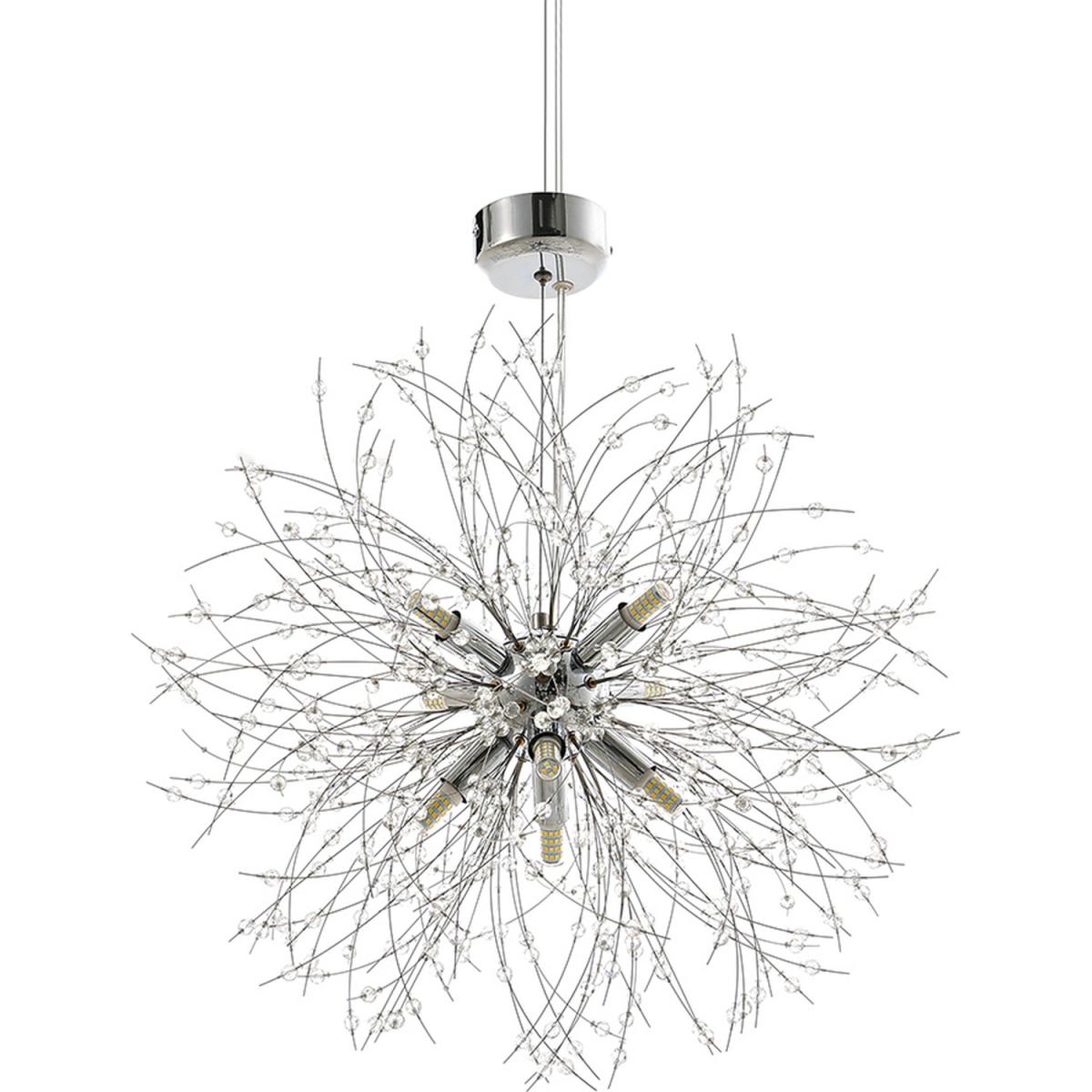 Sputnik Hanging Pendant Light - Chrome – image 3
