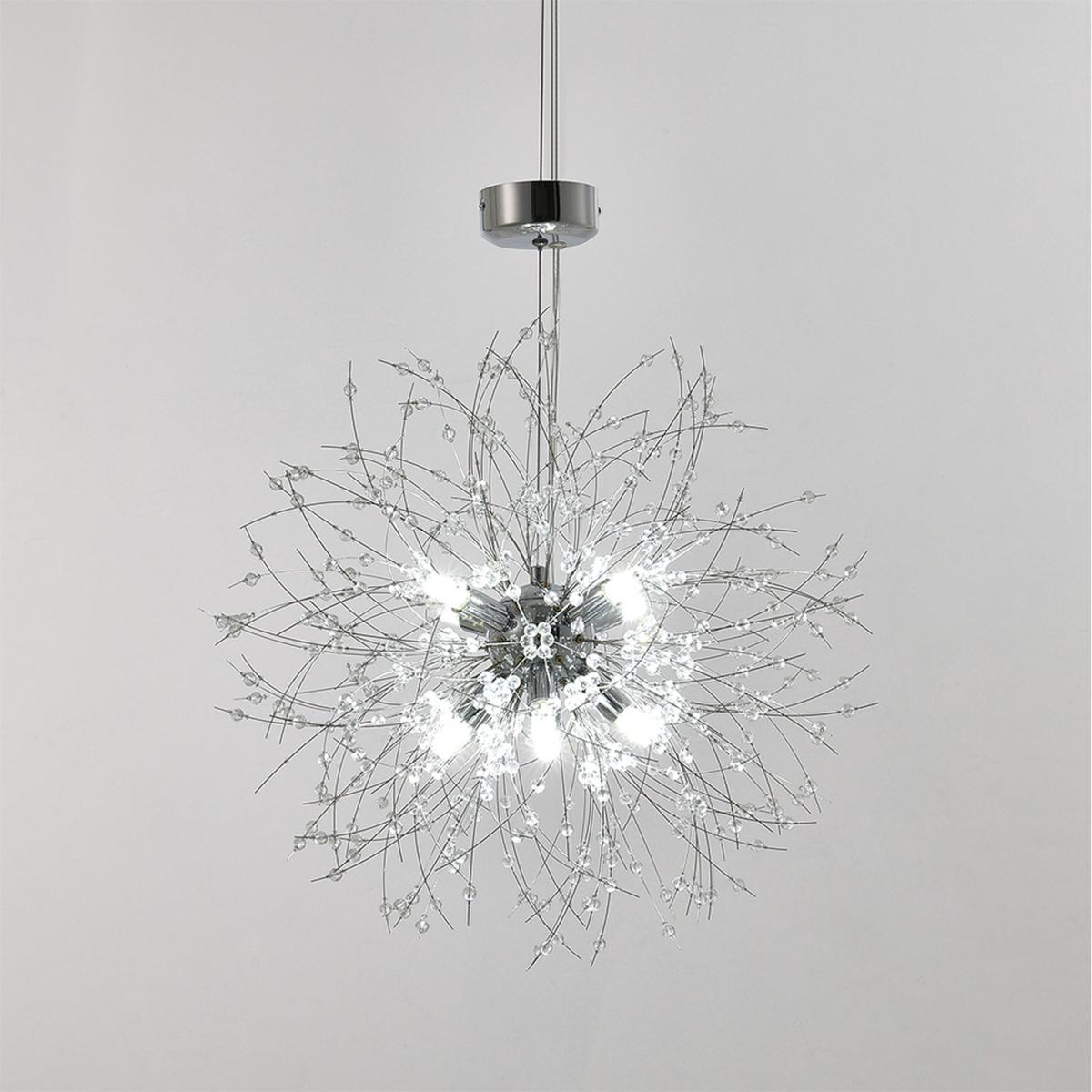 Sputnik Hanging Pendant Light - Chrome – image 4