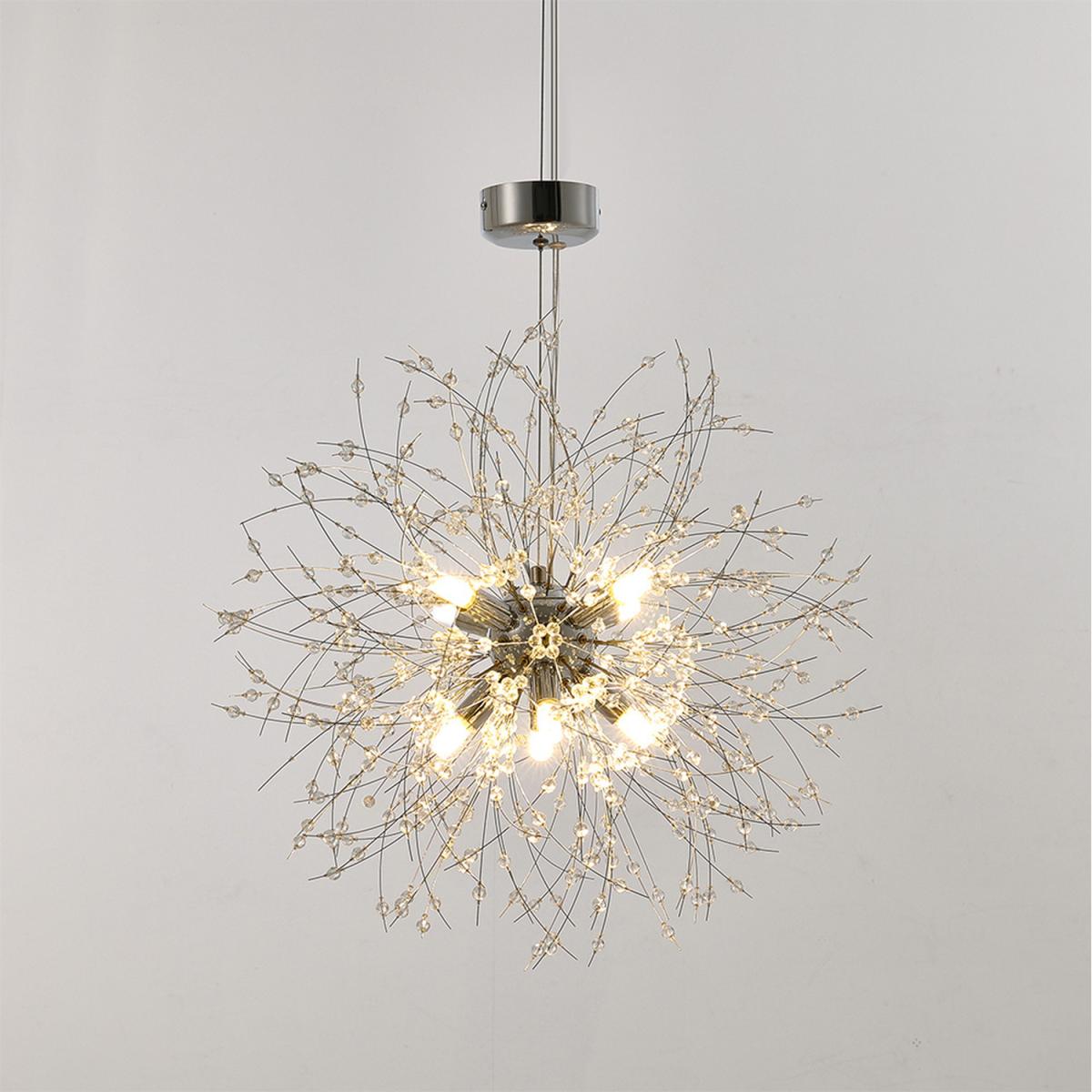 Sputnik Hanging Pendant Light - Chrome – image 5