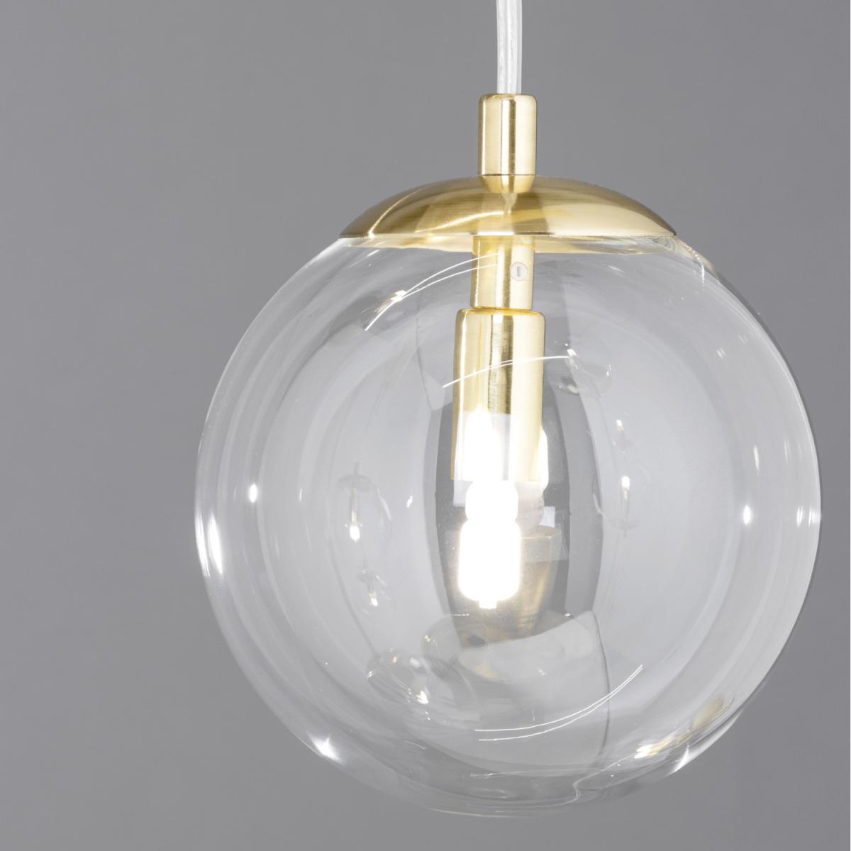 Vee Bar Ceiling Pendant - Satin Brass – image 4