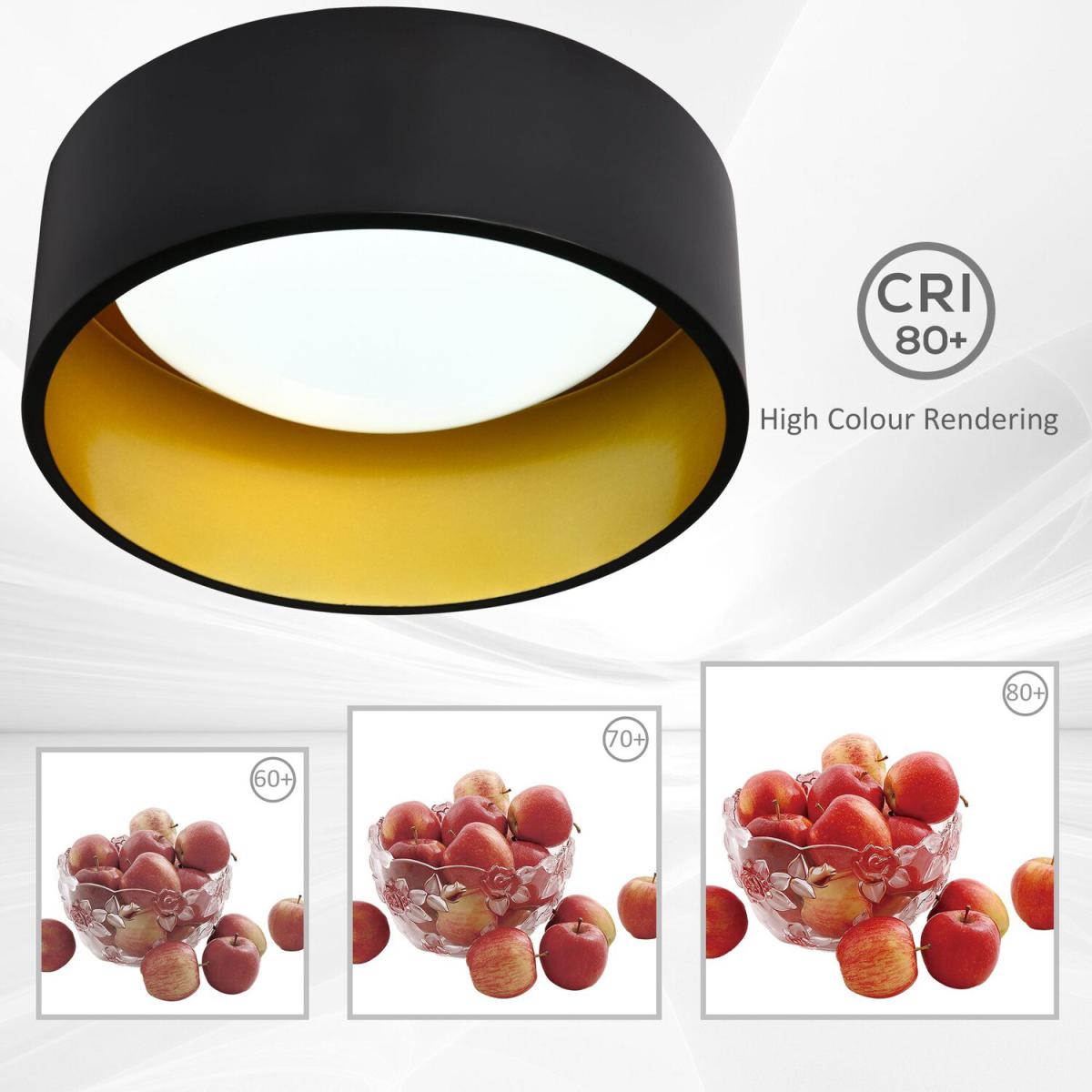 LED Ceiling Light Modern Lamp Cold White Light - Black,gold,white – image 5