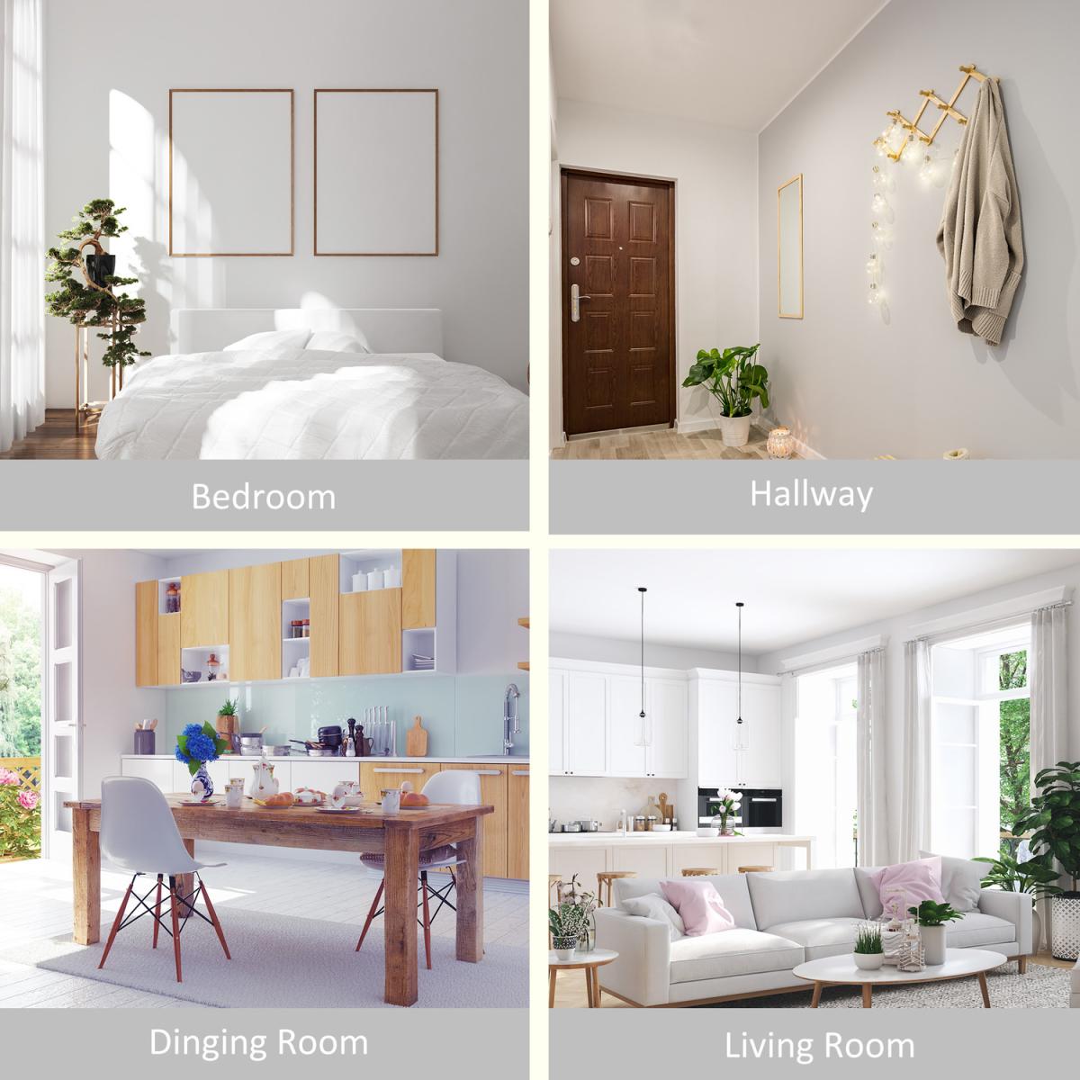 LED Ceiling Light Modern Lamp Cold White Light - Black,gold,white – image 7