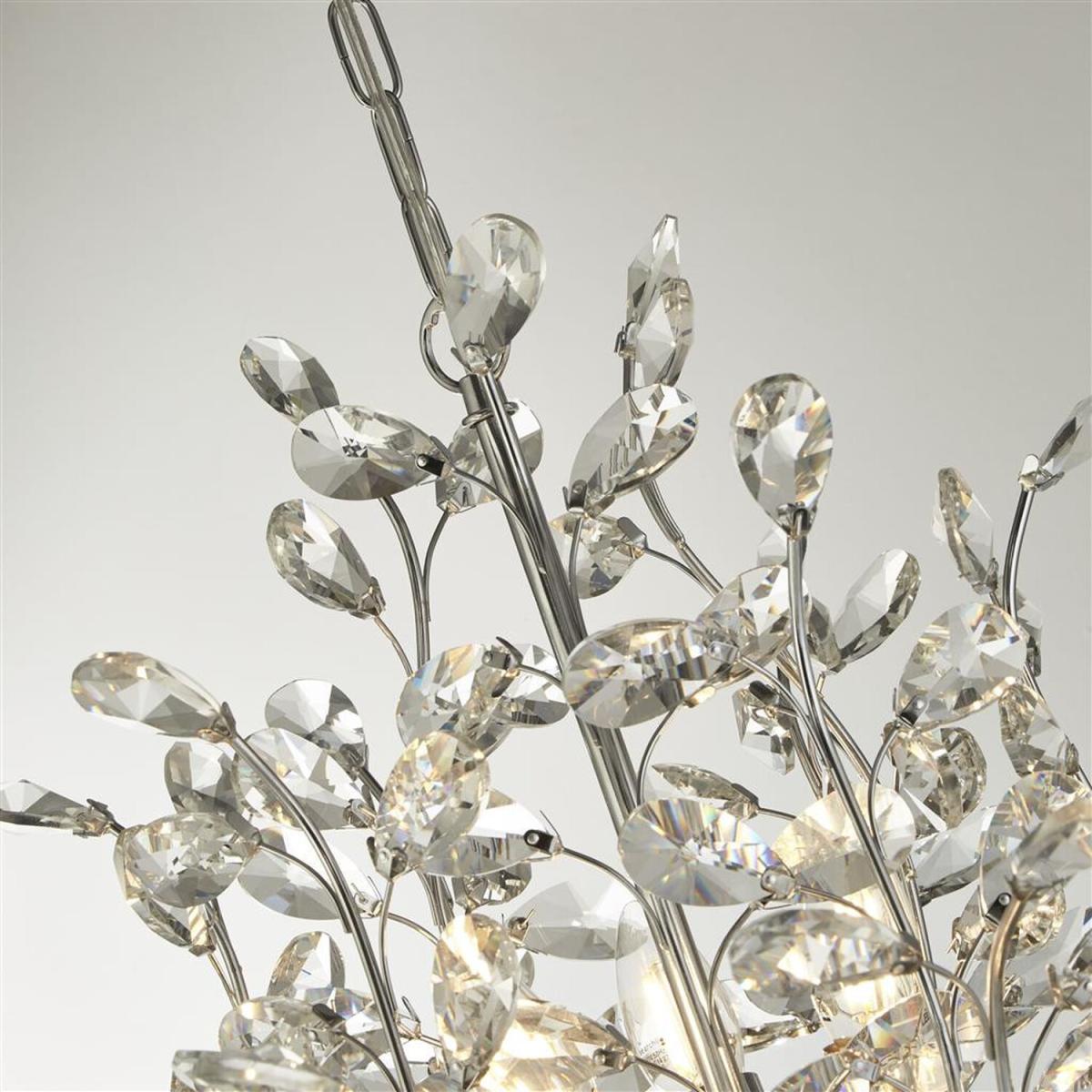 Bouquet 11 Light Chrome Pendant, Crystal Glass - Chrome – image 2