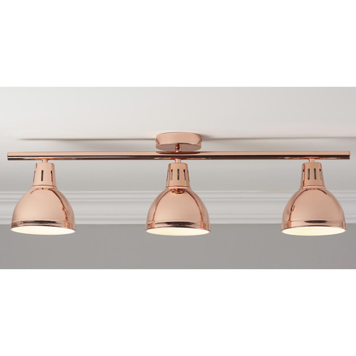 Nerissa 3 Light Copper Electric Fitting – image 3
