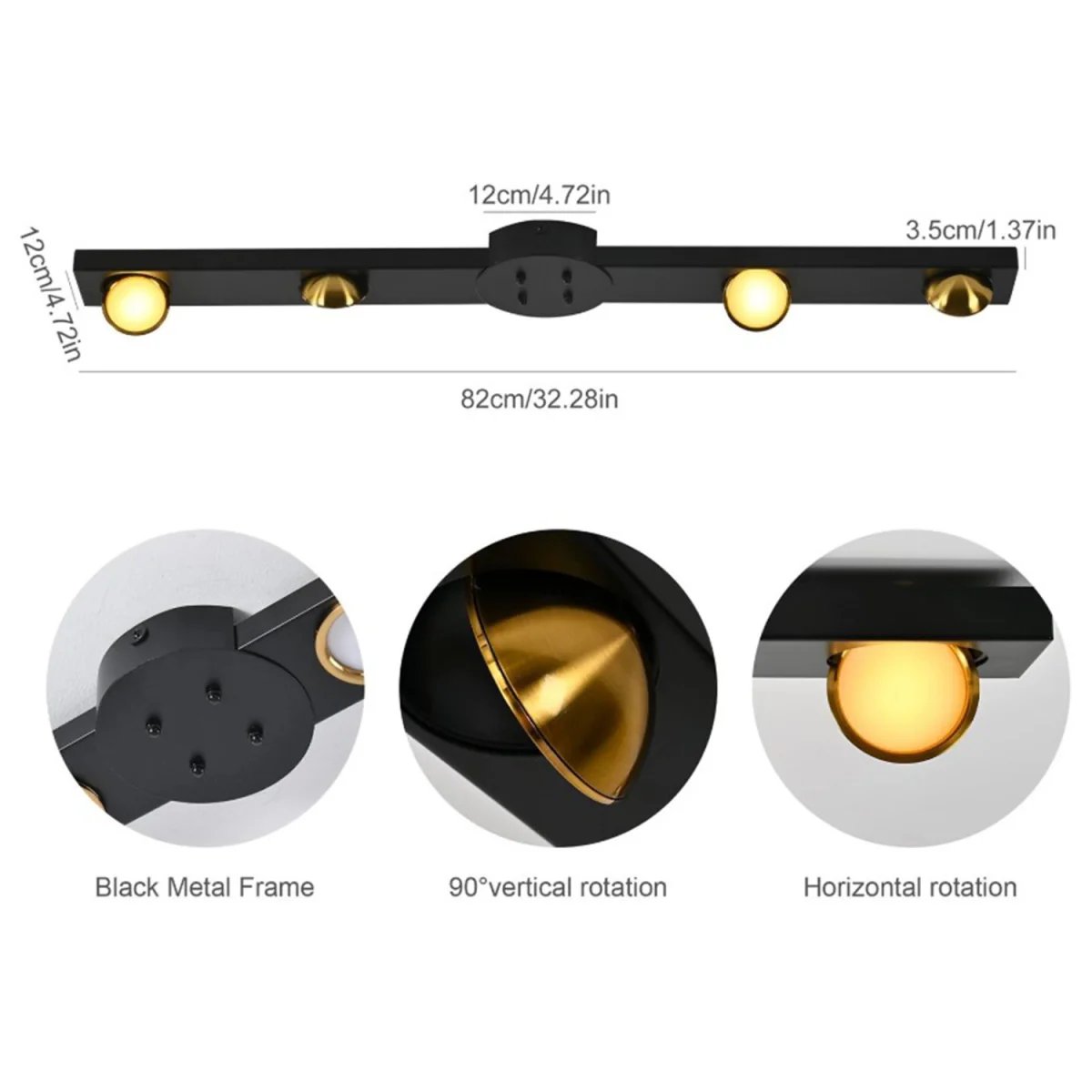 Chandelier Black Ceiling Light - Black – image 3