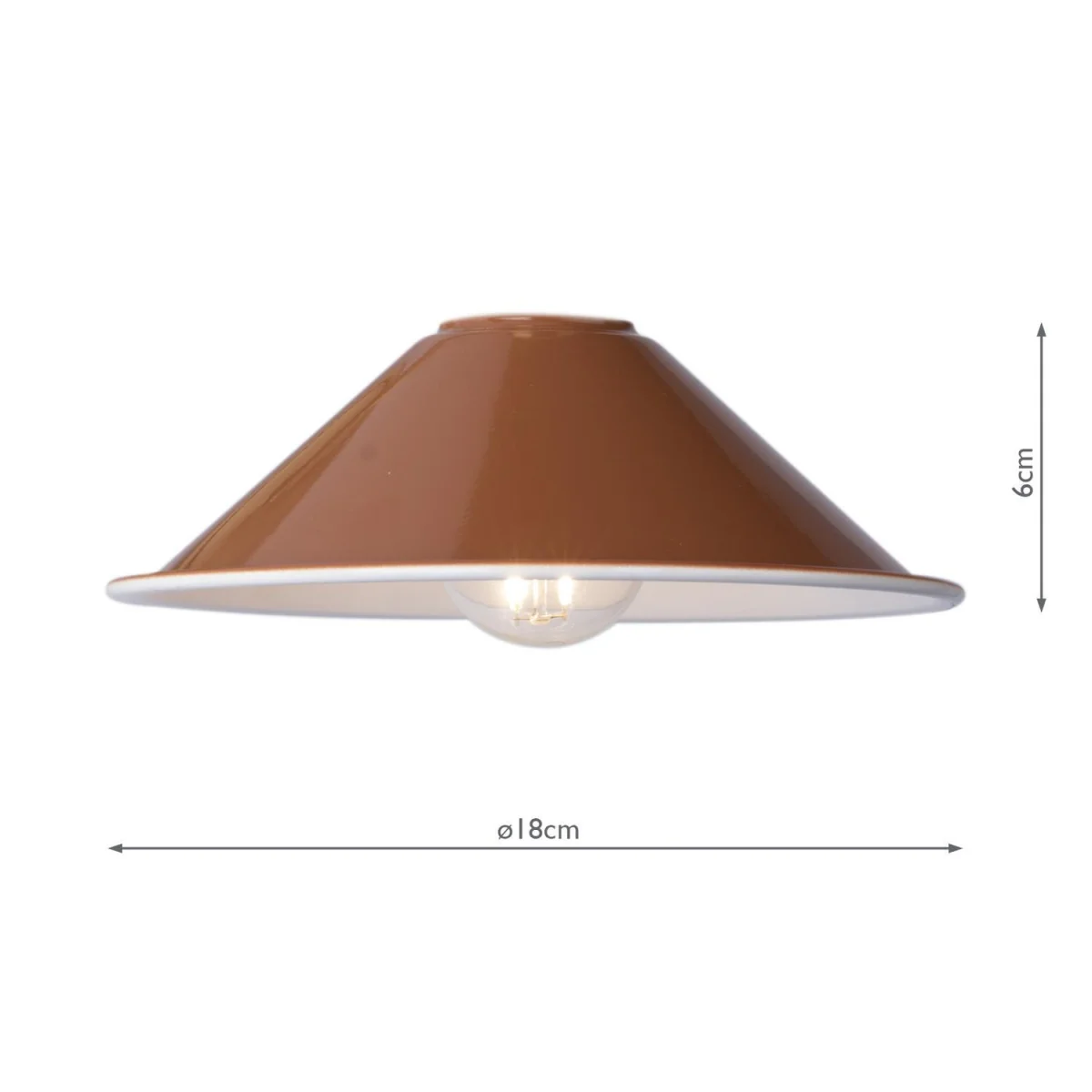 Easy Fit Metal Shade Gloss Red Umber – image 2