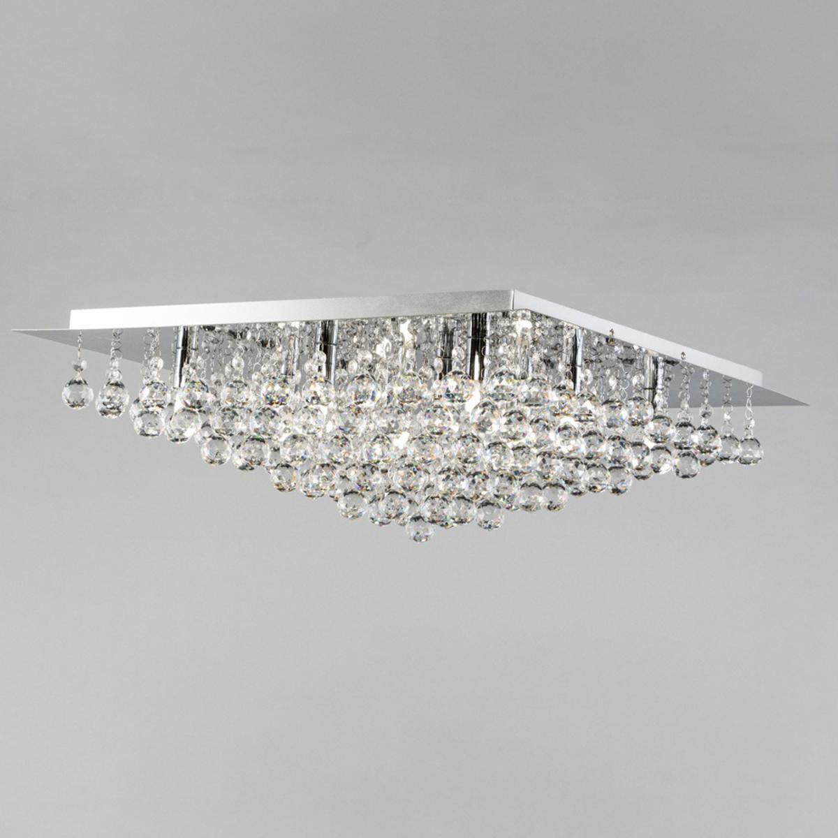 Galaxy K9 Crystal Flush Ceiling Light - Chrome – image 3